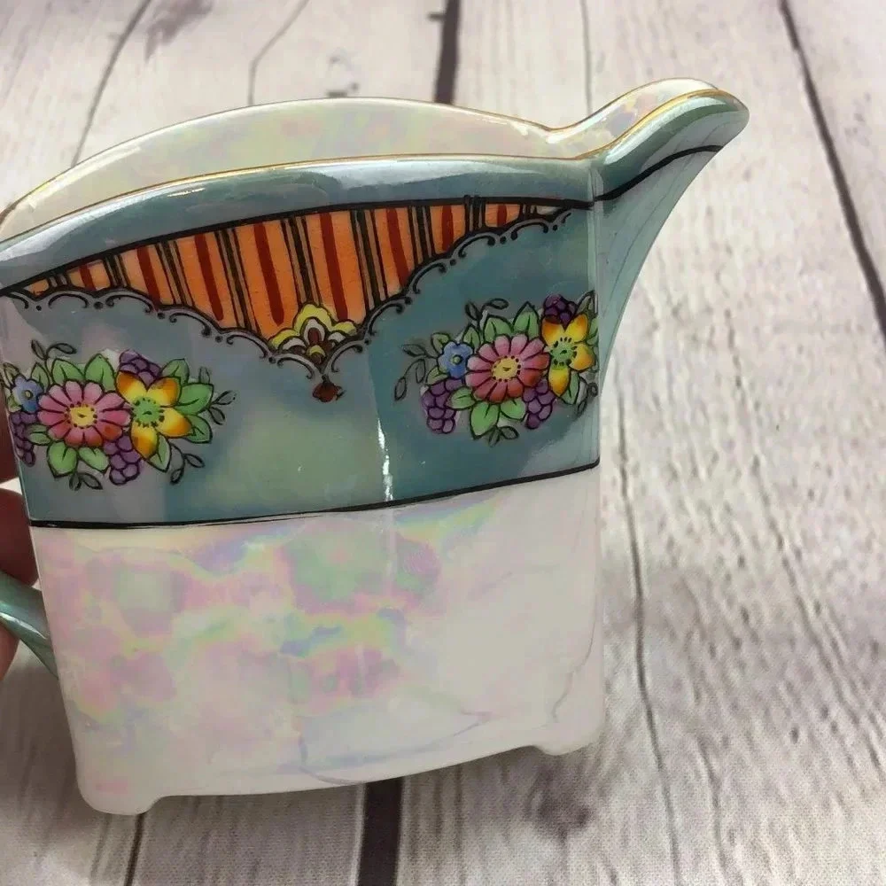 vintage noritake hand painted creamer